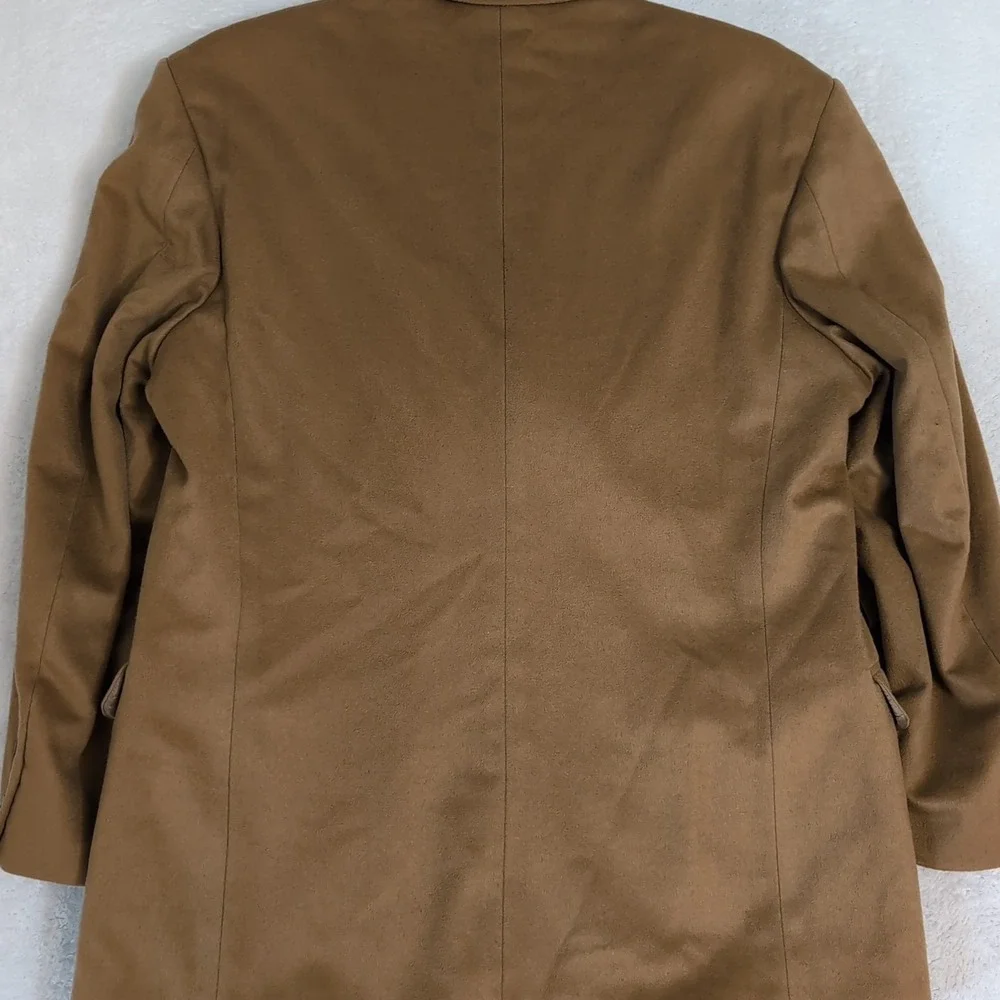FENZIA EUROMODA 100% PURE CASHMERE Men's Sport Blazer 3 Button Brown 44R‎ Jacket